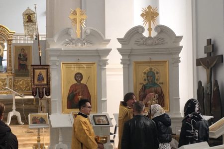 Молебен перед началом учебного года