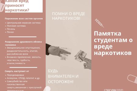 Помни о вреде наркотиков