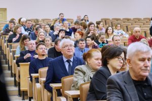 Открытие национальной научной конференции профессорско-преподавательского состава, научных сотрудников и аспирантов СПбГУВМ 2024.