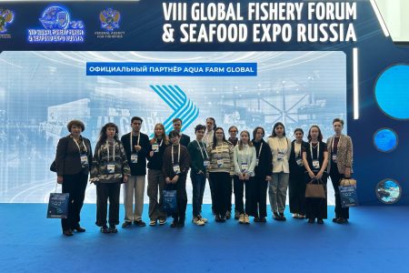 Студенты СПбГУВМ на VIII GLOBAL FISHERY FORUM & SEAFOOD EXPO RUSSIA
