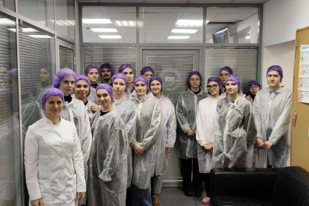 Выездное занятие на мясоперерабатывающем комбинате «Тосненский»