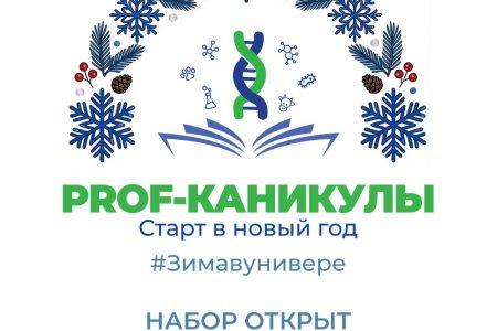Приглашаем школьников на новогодние PROF-каникулы!