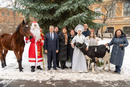 Новогодняя фотосессия с Дедом Морозом и Снегурочкой