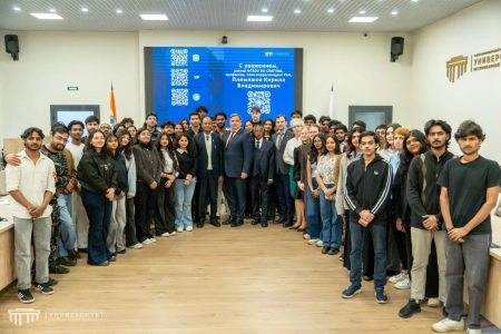 Делегация Университета сельского хозяйства и технологий Говинда Баллабха Панта (Индия) прибыла в СПбГУВМ