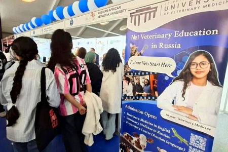 Делегация СПбГУВМ приняла участие в 34-м Международном форуме студентов в Касабланке (Королевство Марокко)